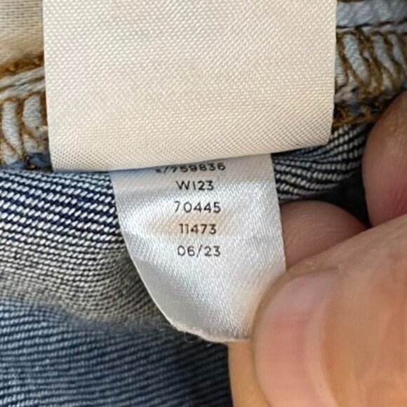 Loft Womens Jeans Petite 14 Dark Wash Mid-Rise Ankle - Picture 9 of 11